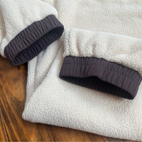 Outdoor Voices Primo Fleece Jogger Color Block Cream Brown XL - Picture 8 of 13